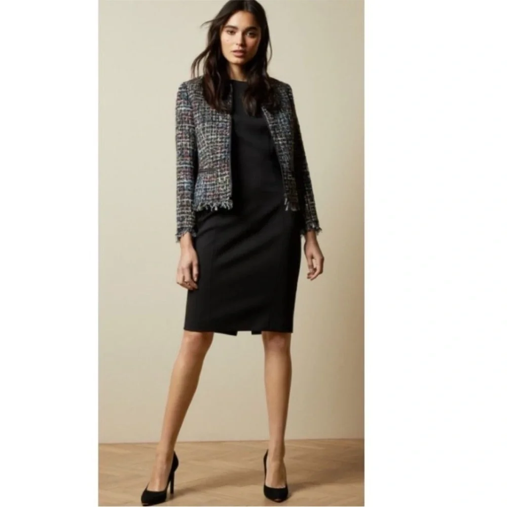 Ted Baker Dress Pelagai Knee-Length Shift in Black